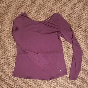 Purple Apana Long Seeve Top